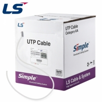 LS전선 CAT.6A Ultra Super Slim USS 케이블 300m (단선/화이트) UTP-A-C6G-E1VL-M 4P WH