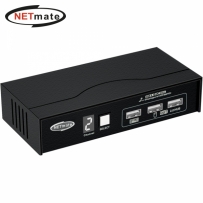 강원전자 넷메이트 4K 60Hz Displayport KVM 2:1 스위치(USB) NM-DK4602P