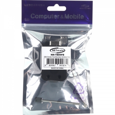 강원전자 넷메이트 DB9F / 터미널 블록 조합 커넥터 (스크류 방식) NM-TBD9FB