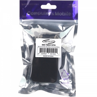 강원전자 넷메이트 2열 DB15F / 터미널 블록 조합 커넥터 (너트 방식) NM-TBD215FN