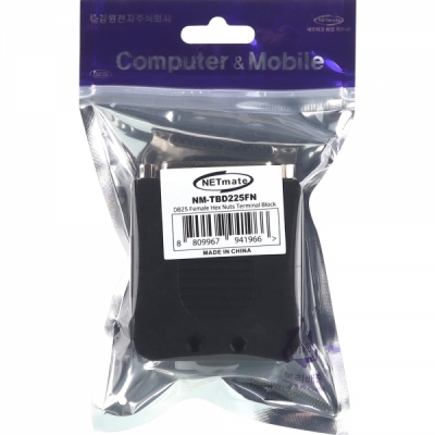 강원전자 넷메이트 DB25F / 터미널 블록 조합 커넥터 (너트 방식) NM-TBD225FN