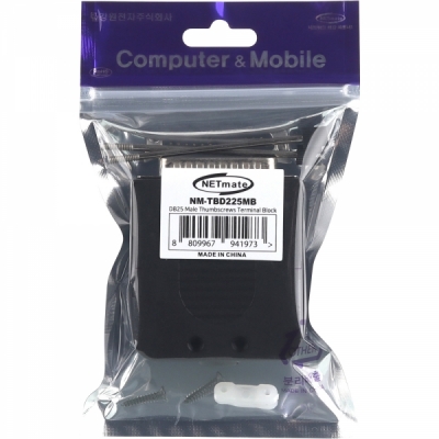 강원전자 넷메이트 DB25M / 터미널 블록 조합 커넥터 (스크류 방식) NM-TBD225MB