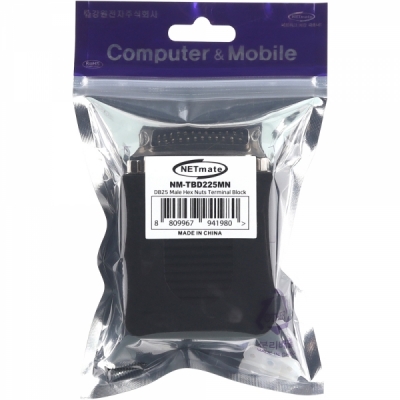 강원전자 넷메이트 DB25M / 터미널 블록 조합 커넥터 (너트 방식) NM-TBD225MN