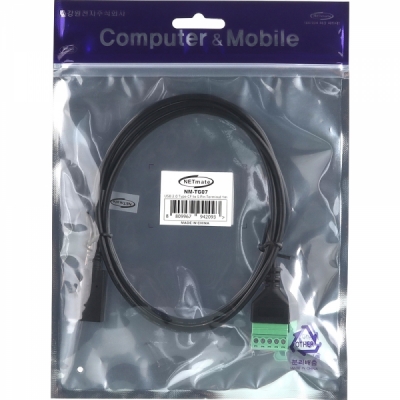 강원전자 넷메이트 USB2.0 CF / 터미널 블록 케이블 1m NM-TG07