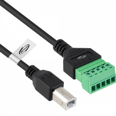 강원전자 넷메이트 USB2.0 BM / 터미널 블록 케이블 1m NM-TG10