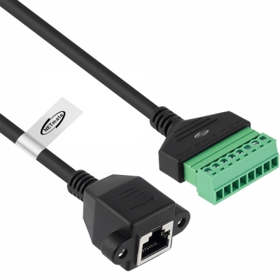 강원전자 넷메이트 CAT.5E RJ-45 / 터미널 블록 케이블 1m NM-TG11