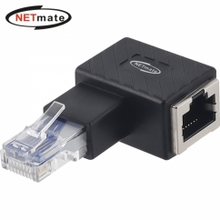 강원전자 넷메이트 RJ-45 왼쪽 꺾임 젠더 NM-RG02