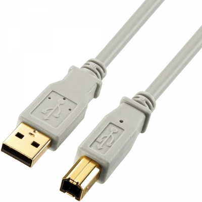 강원전자 산와서플라이 USB2.0 AM-BM 케이블 1.5m (USB-IF 인증) KU20-15HK2