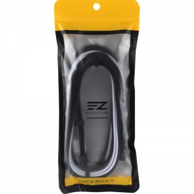 강원전자 넷메이트 PCI-E 5.0 12VHPWR 슬리빙 케이블 0.6m (블랙/화이트) [EZDIY-FAB] NM-DPR192