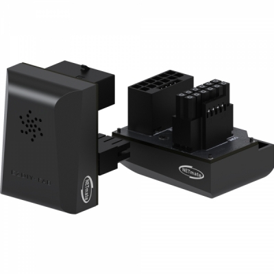 강원전자 넷메이트 450W 12VHPWR 변환 어댑터 (블랙/STD 180도) [EZDIY-FAB] NM-DPI18916