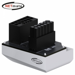 강원전자 넷메이트 450W 12VHPWR 변환 어댑터 (화이트/RVS 180도) [EZDIY-FAB] NM-DPI18921