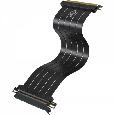 강원전자 넷메이트 PCI-E 4.0 라이저 케이블 300mm (블랙/일자형) [EZDIY-FAB] NM-DPC1723