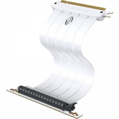 강원전자 넷메이트 PCI-E 4.0 라이저 케이블 200mm (화이트/90도) [EZDIY-FAB] NM-DPC184