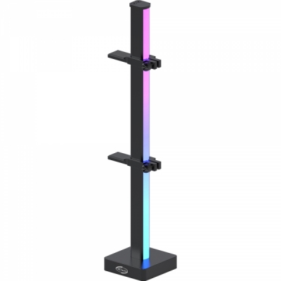 강원전자 넷메이트 ARGB 알루미늄 그래픽카드 스탠드형 지지대 (블랙) [EZDIY-FAB] NM-DPI153