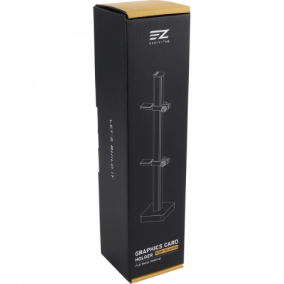 강원전자 넷메이트 알루미늄 그래픽카드 스탠드형 지지대 (블랙) [EZDIY-FAB] NM-DPI1531
