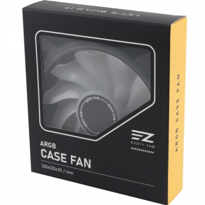강원전자 넷메이트 Moonlight ARGB 120mm 쿨링팬(블랙/단품) [EZDIY-FAB] NM-DPR04414