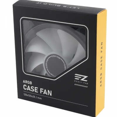 강원전자 넷메이트 Inner Ring ARGB 120mm 쿨링팬(블랙/단품) [EZDIY-FAB] NM-RGBFS207P