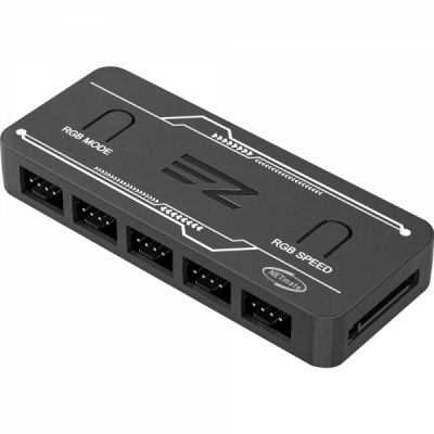 강원전자 넷메이트 ARGB 5포트 & PWM 5포트 팬허브 [EZDIY-FAB] NM-DPC0655