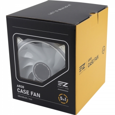 강원전자 넷메이트 Moonlight ARGB PWM 120mm 쿨링팬(화이트/5PACK + 팬허브) [EZDIY-FAB] NM-DPI0767