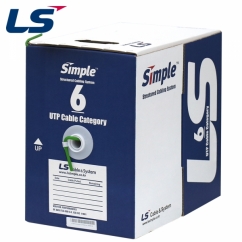 LS전선 CAT.6 UTP 케이블 300m (단선/그린) LS CAT.6 UTP 300m(Green)