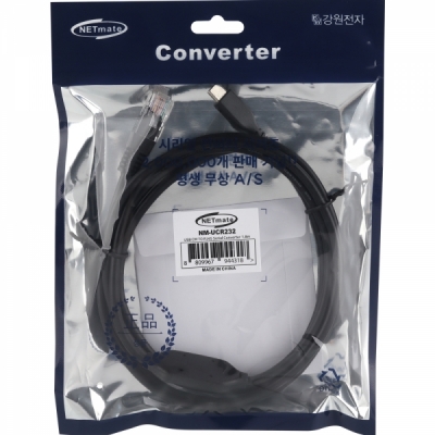 강원전자 넷메이트 USB2.0 C타입 RS232(RJ-45) 시리얼 컨버터 NM-UCR232