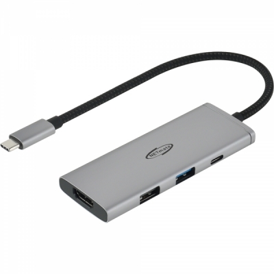 강원전자 넷메이트 USB Type C 5 in 1 멀티 허브 NM-TCM05