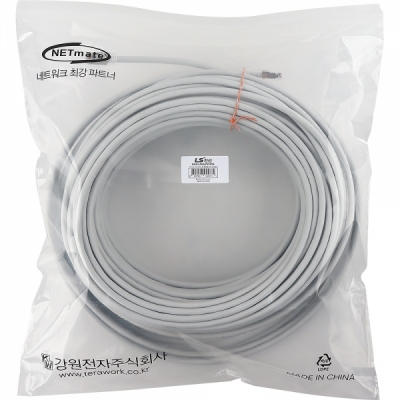 LS전선 CAT.6A UTP Slim 랜 케이블 50m (그레이) NMX-LS6AUS500G
