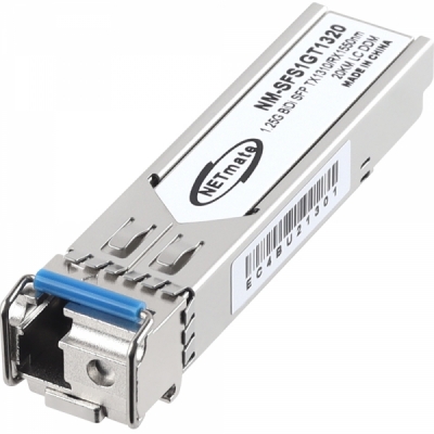 강원전자 넷메이트 기가비트 싱글모드 SFP BiDi 광 모듈(TX1310nm/RX1550nm/20km) NM-SFS1GT1320