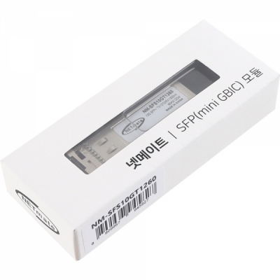 강원전자 넷메이트 10G 싱글모드 SFP+ BiDi 광 모듈(TX1270nm/RX1330nm/60km) NM-SFS10GT1260