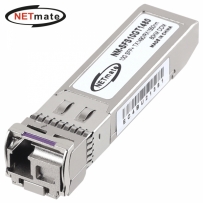 강원전자 넷메이트 10G 싱글모드 SFP+ BiDi 광 모듈(TX1490nm/RX1550nm/80km) NM-SFS10GT1480
