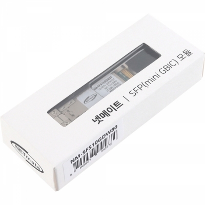 강원전자 넷메이트 10G 싱글모드 SFP+ DWDM 광 모듈(C37 1547.72nm/80km) NM-SFS10GDW80
