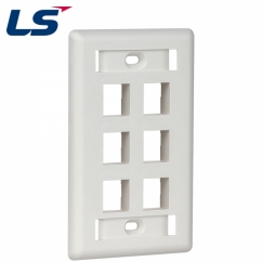 LS전선 아울렛 페이스 플레이트 6구 LS-FP-US-6PORT