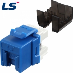 LS전선 CAT.6 UTP 키스톤잭 (블루/도어 타입) LS-MJ-UC6-BL-ERD