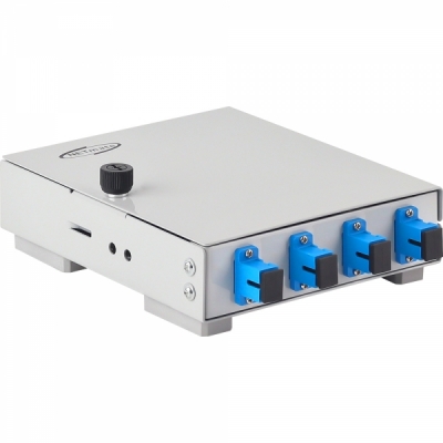 강원전자 넷메이트 4포트 미니 광분배함(SC 어댑터 포함) NM-FDWS04