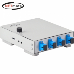 강원전자 넷메이트 4포트 미니 광분배함(SC 어댑터 포함) NM-FDWS04