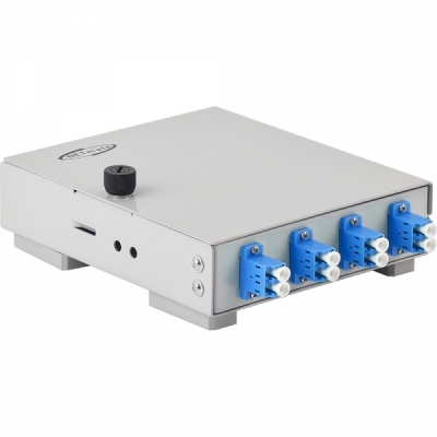 강원전자 넷메이트 4포트 미니 광분배함(LC 어댑터 포함) NM-FDWL04