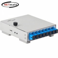 강원전자 넷메이트 8포트 미니 광분배함(SC 어댑터 포함) NM-FDWS08