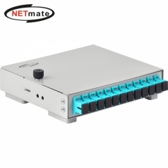 강원전자 넷메이트 12포트 미니 광분배함(OM3 SC 어댑터 포함) NM-FDWS12M3