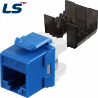 LS전선 CAT.6 UTP 키스톤잭 (블루) LS-MJ-UC6-BL-ERI