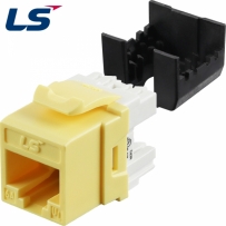 LS전선 CAT.6A UTP 키스톤잭 (옐로우) LS-MJ-UC6A-YL-ERI