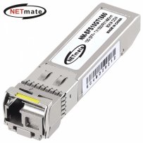 강원전자 넷메이트 10G 싱글모드 SFP+ BiDi 광 모듈(TX1550nm/RX1490nm/80km) NM-SFS10GT1580