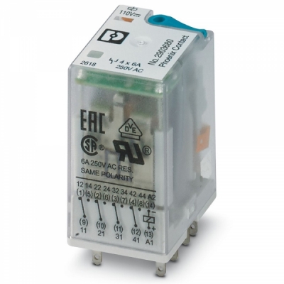 피닉스컨택트 REL-IR4/LDP-110DC/4X21 단일 릴레이 2903680