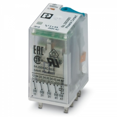 피닉스컨택트 REL-IR4/LDP-125DC/4X21 단일 릴레이 2903681