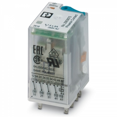 피닉스컨택트 REL-IR4/LDP-220DC/4X21AU 단일 릴레이 2903675