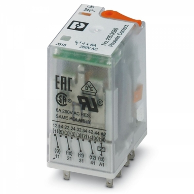 피닉스컨택트 REL-IR4/L- 24AC/4X21AU 단일 릴레이 2903683
