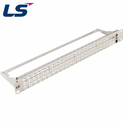 LS전선 48포트 키스톤잭 마운팅 판넬(1U) LS-PP-48P-E-WM-1U
