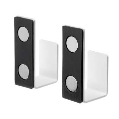 강원전자 산와서플라이 마그네틱 선정리 홀더 (화이트) RAC-CF3TW