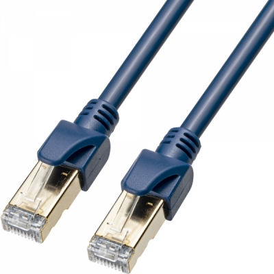 강원전자 산와서플라이 CAT.6A UTP 산업용 랜 케이블 1m (네이비 블루) KB-H6A-01NV