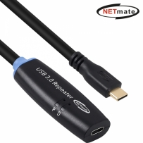 강원전자 넷메이트 USB3.0 C타입 연장 리피터 10m CBL-302CMCF-10P