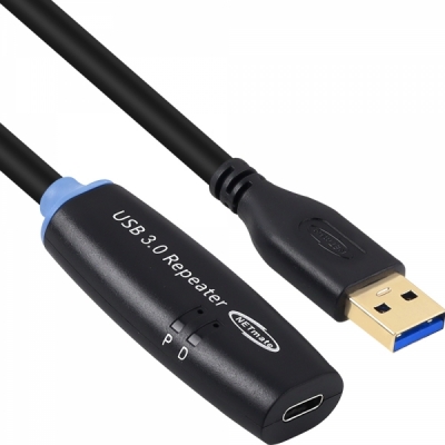 강원전자 넷메이트 USB3.0 AM-CF 연장 리피터 15m CBL-302AMCF-15P